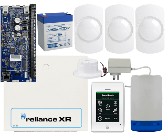 Hills Security Alarm System Reliance XR touch kit with Guardall