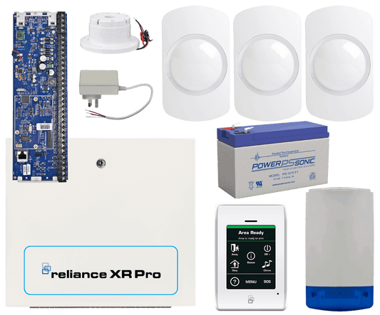 Hills Security Alarm System Reliance XR Pro touch kit with Guardall