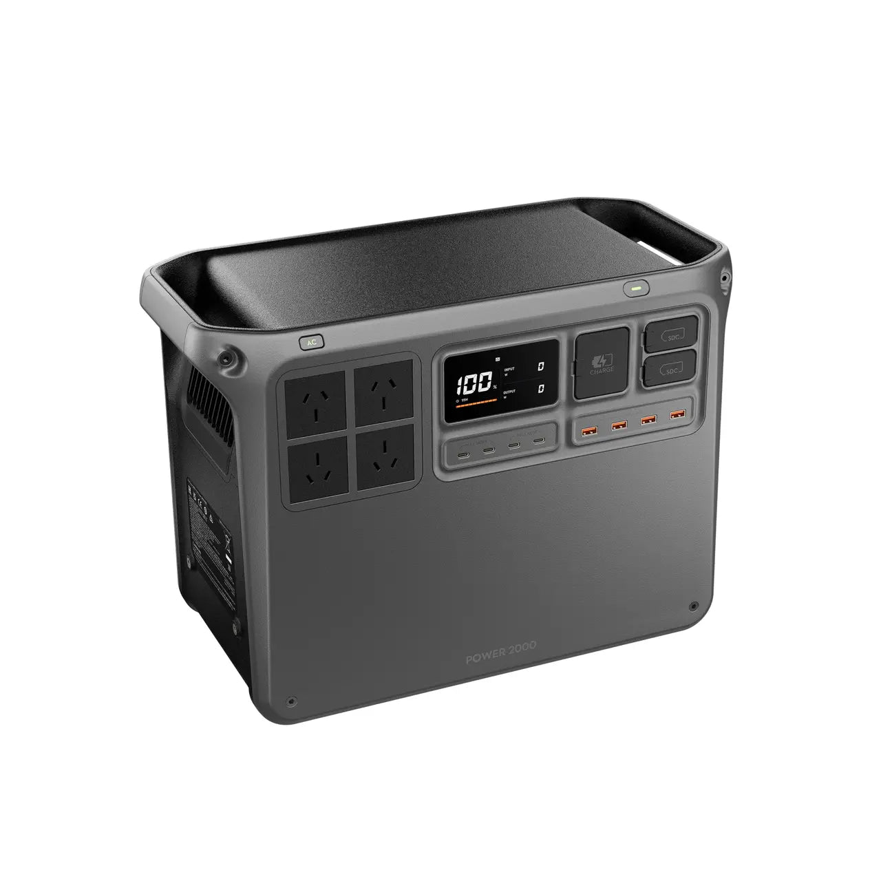 DJI Power 2000 Portable Power Station, 2048Wh LFP Battery, Compact Size, 3000W Stable Output, 0-80% Recharge in 45 Mins, Electric Generator