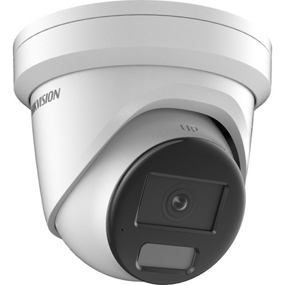 Hikvision ColorVu Camera Kit, 4 x 6MP Outdoor Gen 2 Full Color Hybrid Turret, 4Ch NVR 3TB HDD