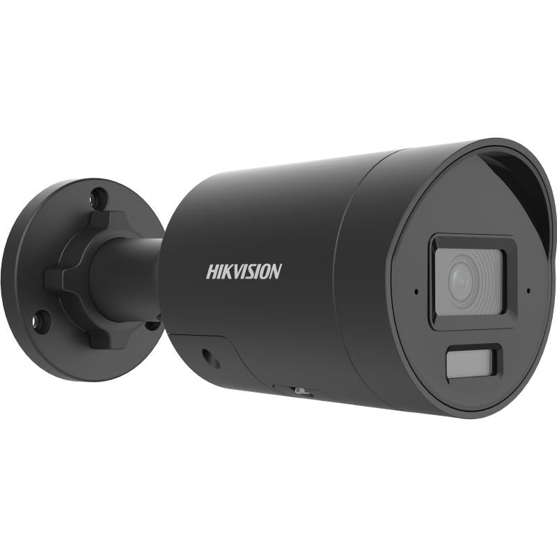 Hikvision DS-2CD2066G2H-I2U/S(L)(RB), 6MP AcuSense Strobe Light and Audible Warning Bullet Camera - Black