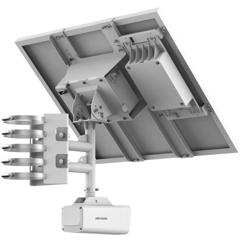 Hikvision 4MP ANPR Bullet Solar Power Security Camera Setup, 4G, 80W Panel, Vari 2.8-12mm / 8-32mm, IR 30m / 50m