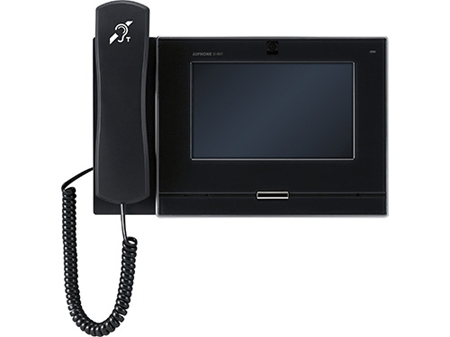 Aiphone IX Series IP Intercom Monitor with Handset 7" Touchscreen T-Coil Handset PoE