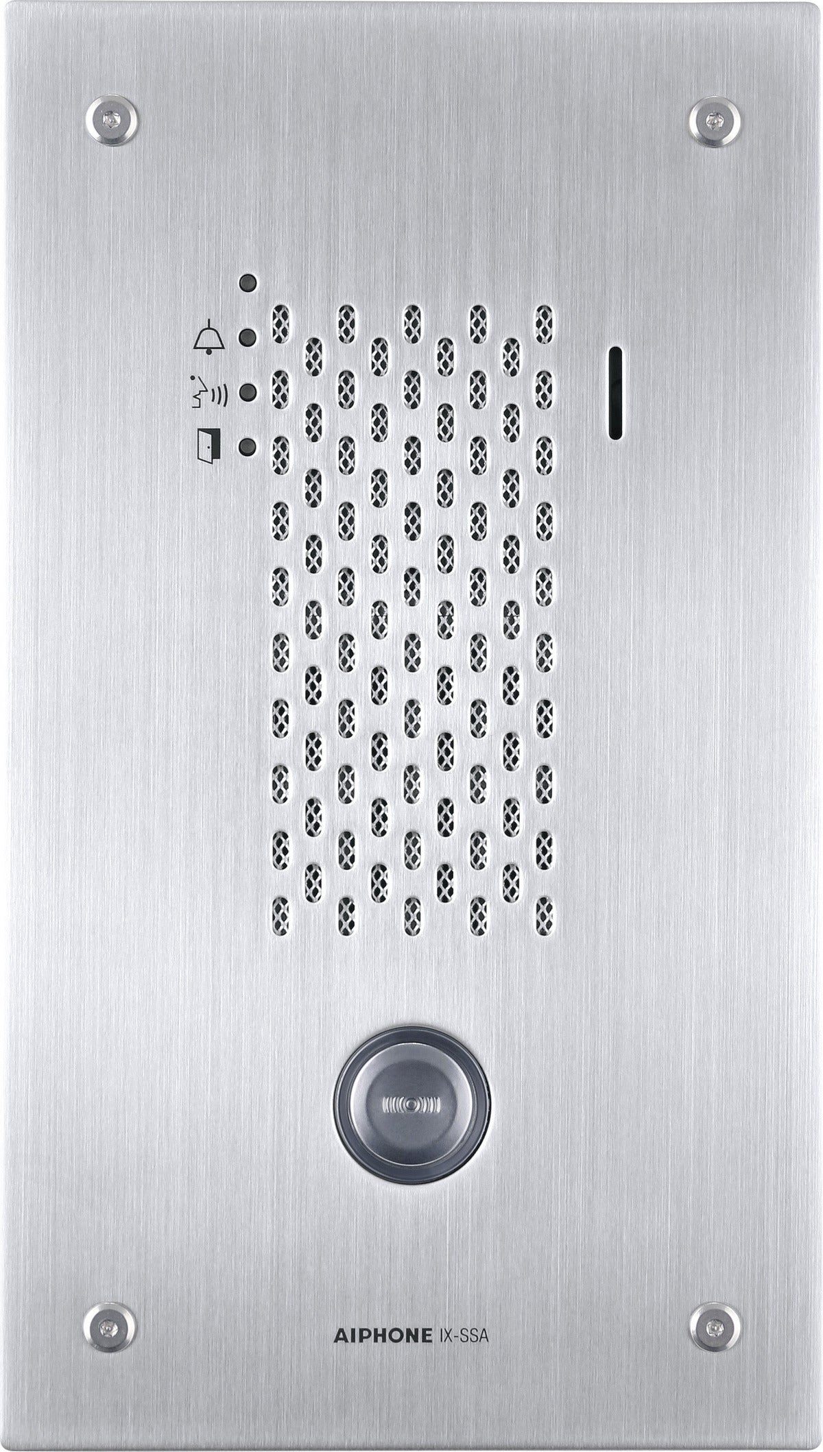 Aiphone IX Series 2 IP Intercom 1 Button Audio Door Station IP65 IK07 up to 32GB Micro SD Card 24VDC/ 48V PoE