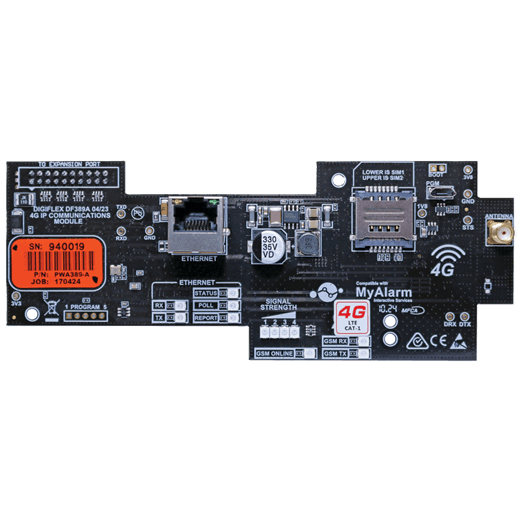 Bosch CM371B 4G GSM & Ethernet Interface Module LTE/ Cat1 Dual Sim 1 x Ethernet Inc Antenna Suits Sol 6000, Black 16-18VAC