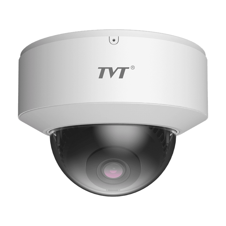 TVT 8MP, Mini Dome, IPC, 20fps, 20m IR, IP67, IK10, 2.8mm, NDAA
