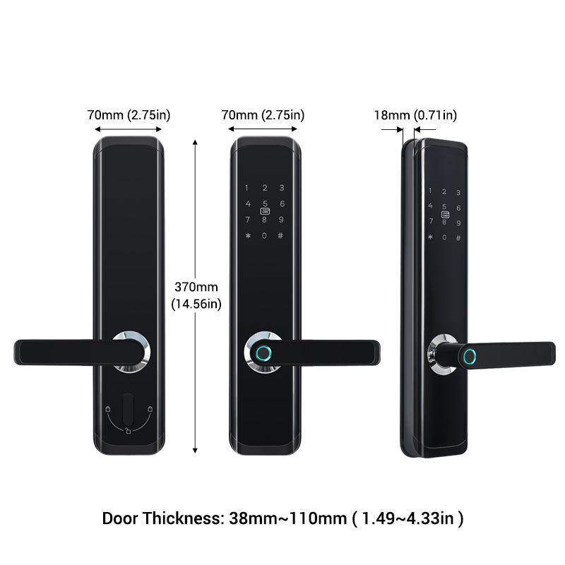 Lion Head Seymor Digital Entrance Lock