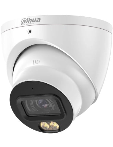 Dahua 5MP Full Color WizColor Fixed Turret Camera - White, Pro Series, Low Light