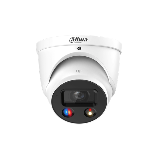 Dahua 8MP TiOC Camera angled view showcasing smart dual illumination features