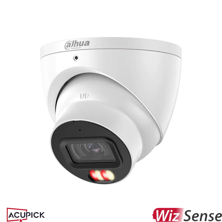 Dahua AI Active Deterrence Camera Kit, 1 x 6MP Full-colour, 1 x 6MP with Accupick, Warm Light, 4CH AI Smart NVR Ultra 4K