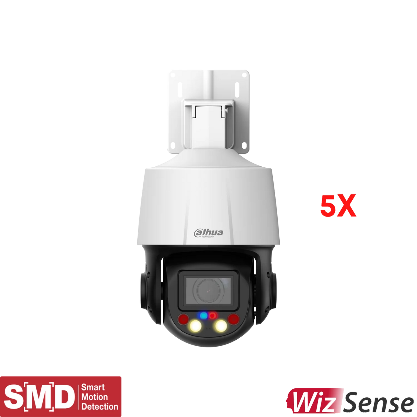 Dahua 4MP PTZ Active Deterrence Starlight IR AI WizSense Network PTZ Camera