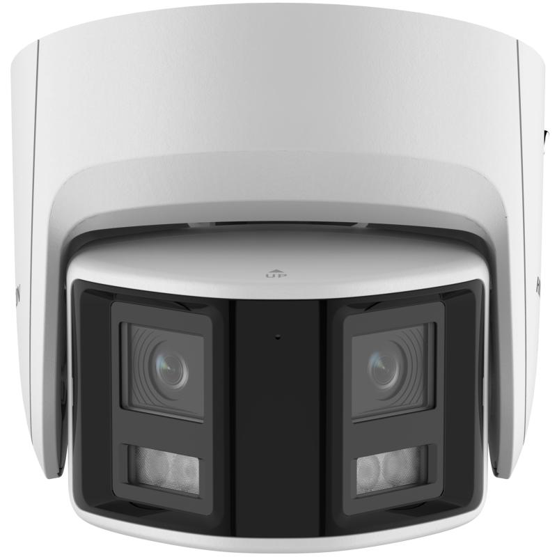 Hikvision 2CD2387GPSL4, 8MP Outdoor ColorVu Panoramic Turret Camera, Dual Lens