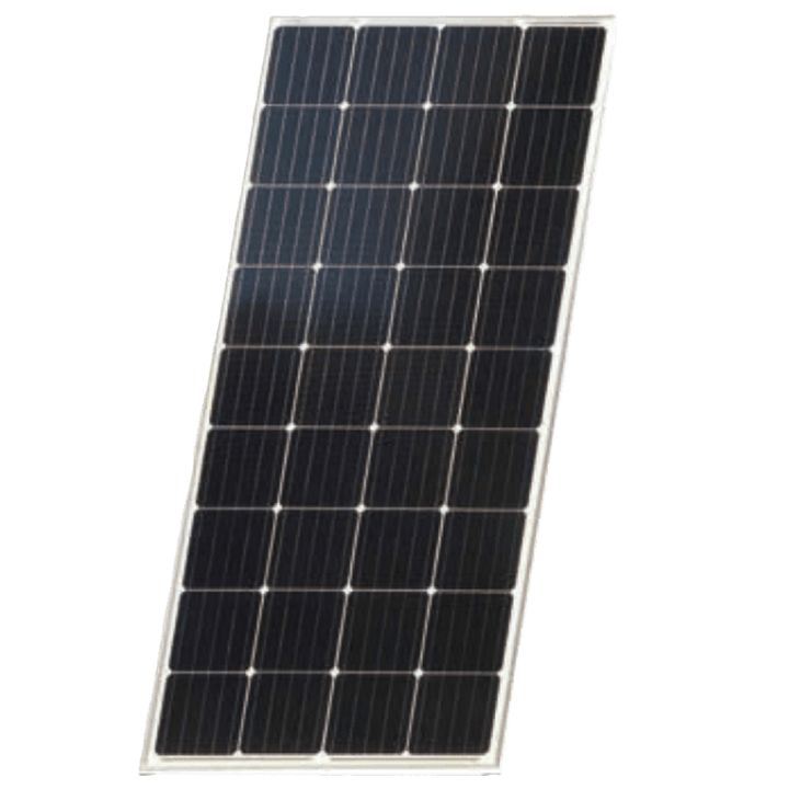 Solar Panel 12VDC 170W Mono-Crystalline Solar Panel with Tempered Glass IP67 Black