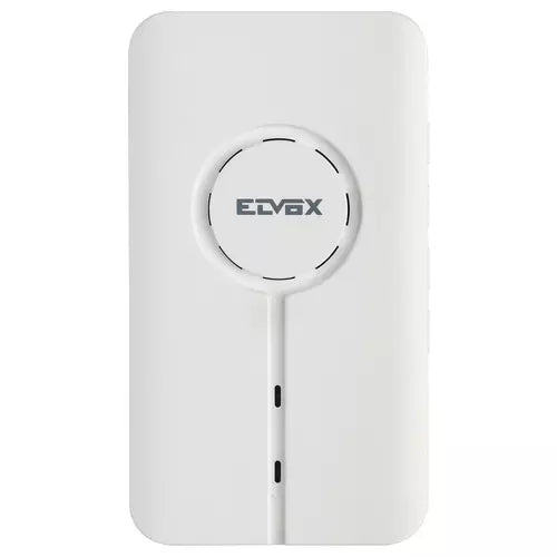Elvox Wireless Intercom 433MHz 1 button Door Chime Silver
