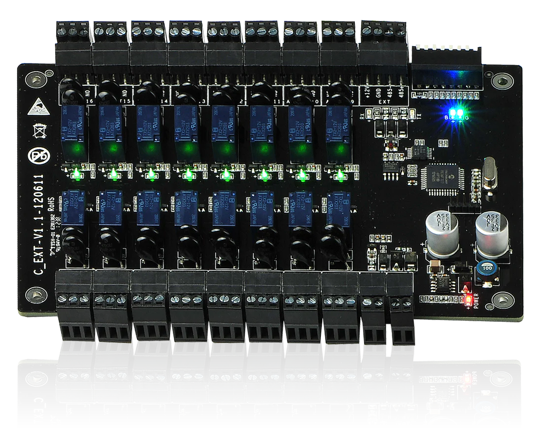 ZKTeco EX16, Elevator Controller Extend Board
