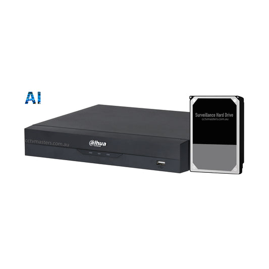 Dahua 4Ch AI NVR Smart 2.0 Ultra 4K WizSense Network Video Recorder