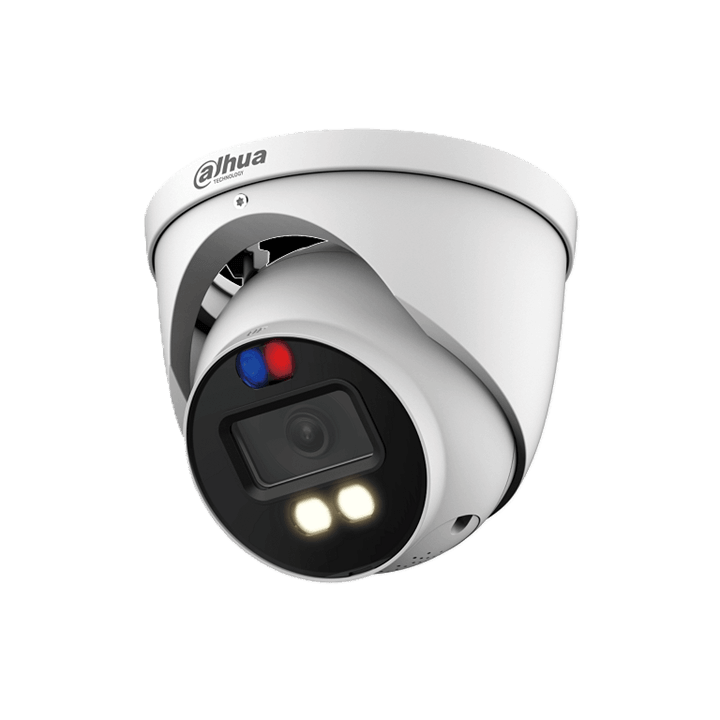 Dahua DH-HAC-ME1509HP-A-PV-0280B, 5MP Smart Dual Light Active Deterrence HDCVI Turret Camera | DH-HAC-ME1509HP-A-PV-0280B | CCTVMASTERS.COM.AU