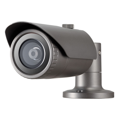 Hanwha Wisenet 2MP Outdoor Bullet Camera, H.265, 30fps, IK10, 20m IR, 2.8mm