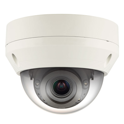 Hanwha Wisenet 4MP Outdoor Dome Camera, H.265, 20fps, 120dB WDR, 30m IR, 2.8-12mm