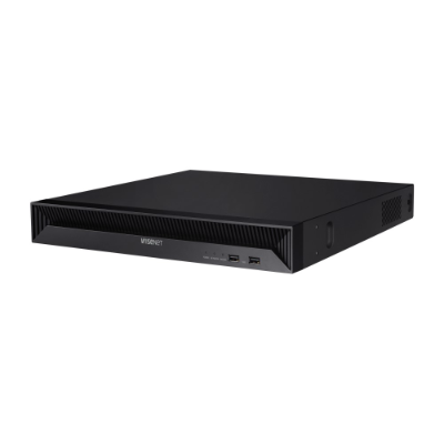 Hanwha Wisenet 16ch 8MP PoE NVR, H.265, 128Mbps, No HDD