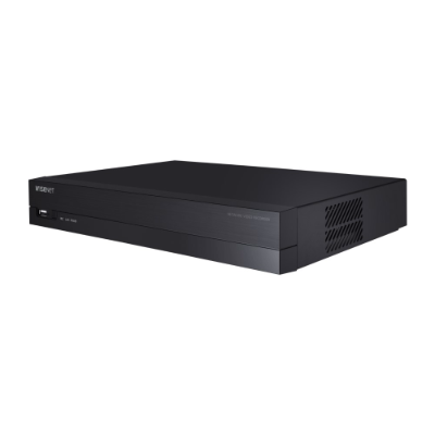 Hanwha Wisenet NEW-Q 4ch 8MP PoE NVR, H.265, 40Mbps, No HDD