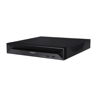 Hanwha Wisenet 8ch 8MP PoE NVR, H.265, 80Mbps, No HDD