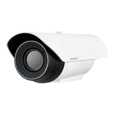 Hanwha Wisenet VGA Thermal Radiometric Bullet Camera, H.265, IK10, PoE