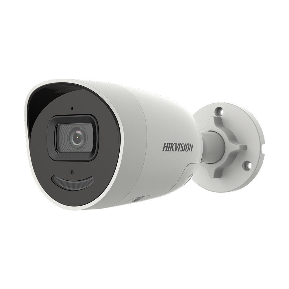 Hikvision, DS-2CD2066G2-IU/SL, 6MP AcuSense Strobe Light and Audible Warning Fixed Turret Camera