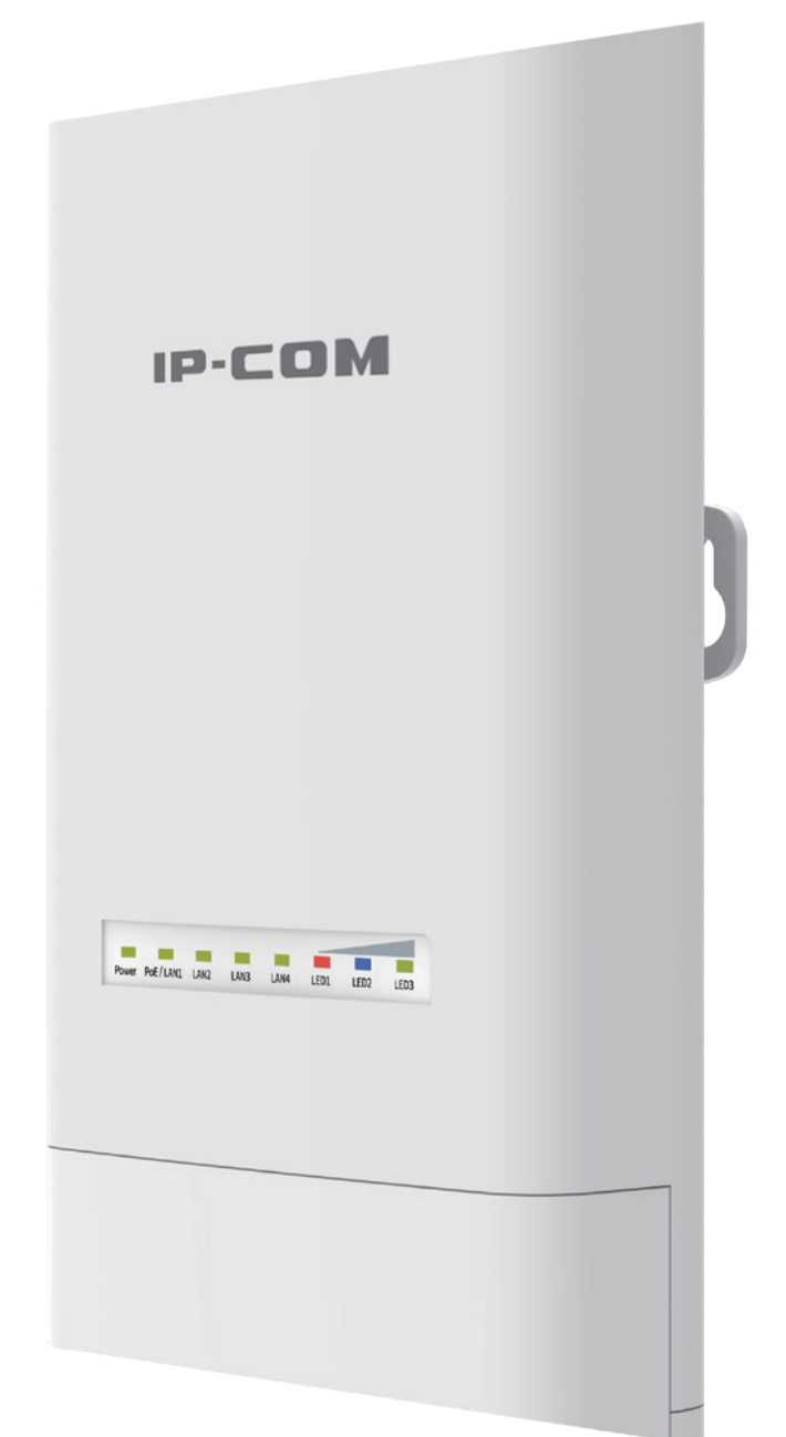 IP-COM 5GHz Outdoor CPE 12DBI Point to Point Auto-pairing 4 x Ethernet IP65 867MBPS up to 5km