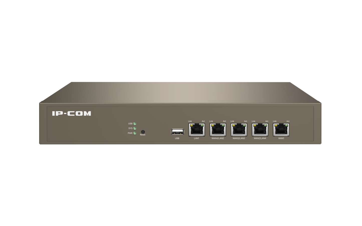 IP-COM Enterprise Router 5 Port Gigabit Router Non-PoE Brown 240VAC