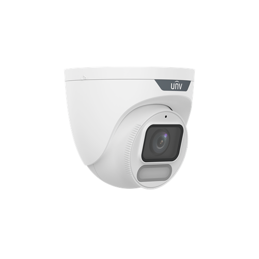 UNV 8MP Camera, IPC3628LE-ADF28K-WP ColorHunter with WiseISP Fixed Eyeball Network Camera - Side View