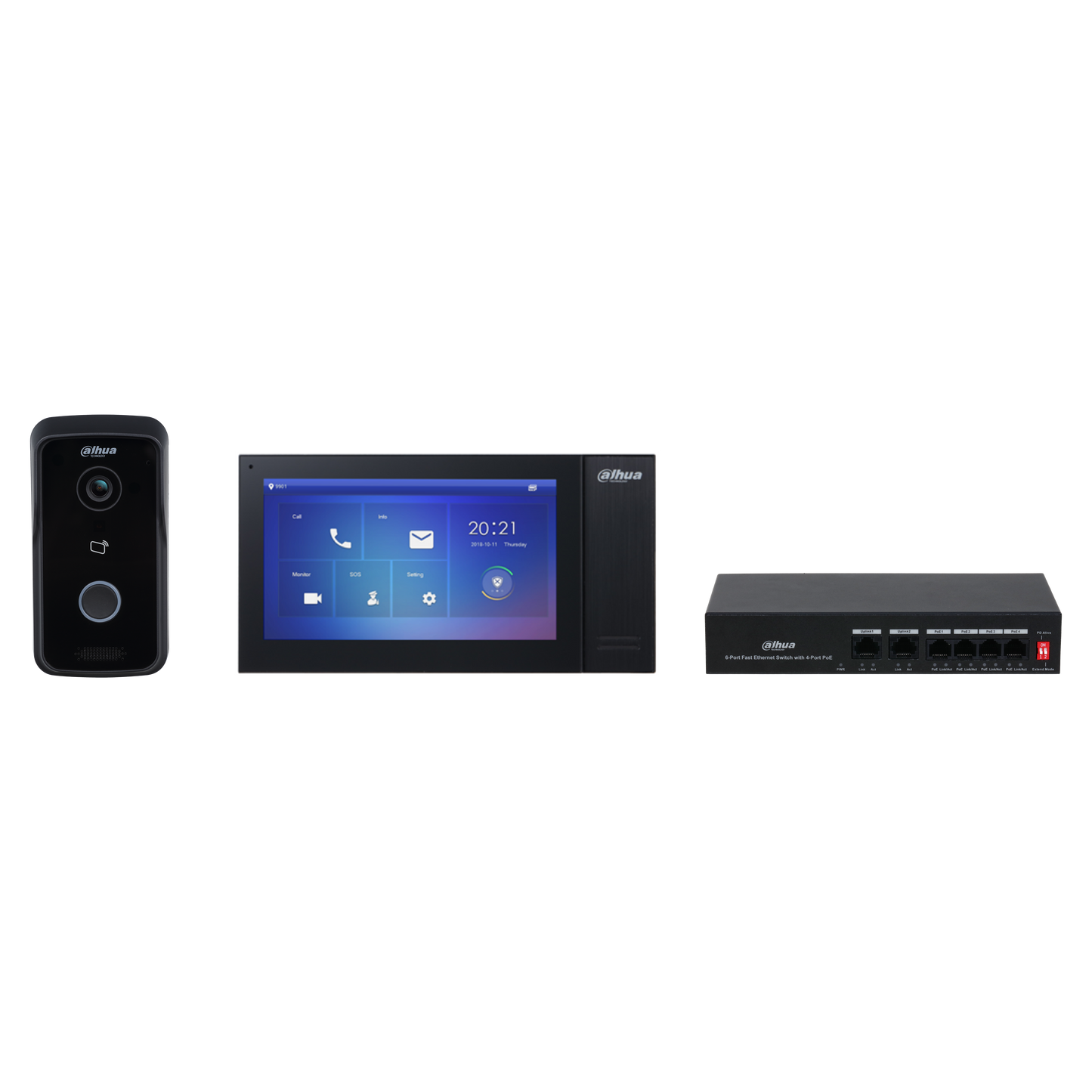 Dahua Intercom Kit, IP Villa Door Station with Reader