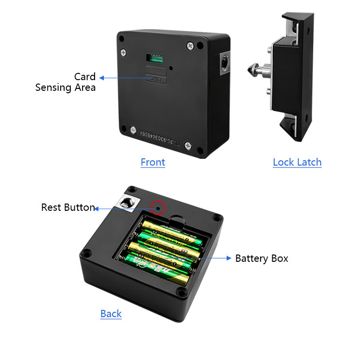 Lion Head Lock Smart Cabinet Lock Blutooth