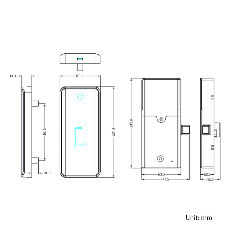 Lion Head Lock Smart Cabinet Lock