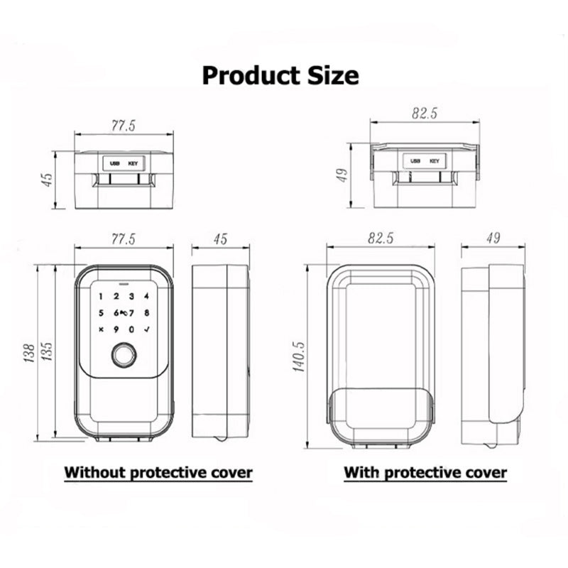 Lion Head Toorak Digital Keysafe Box