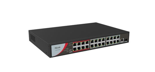 HiLook 24 Port Fast Ethernet Unmanaged POE Switch