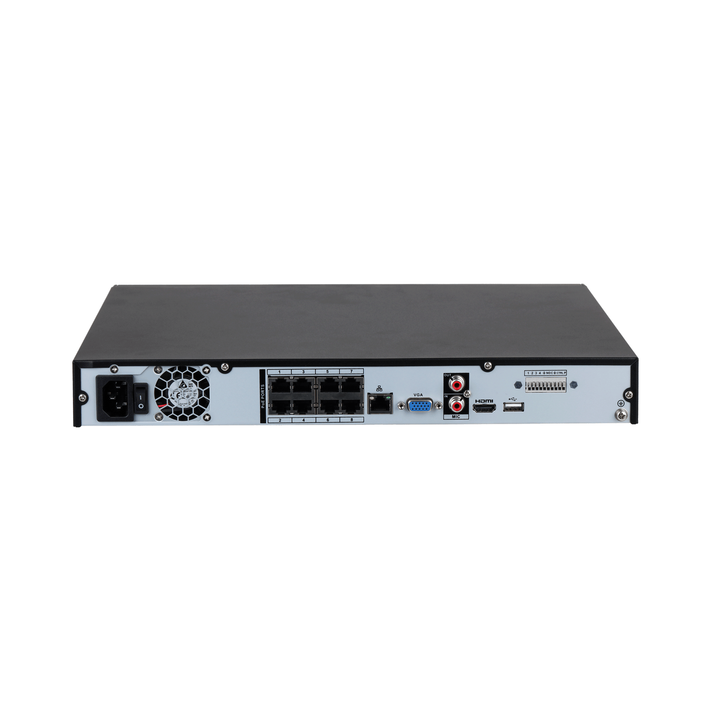 Dahua 8Ch AI NVR, 2 Bays HDD, Smart 2.0 Ultra 4K WizSense Video Network Recorder