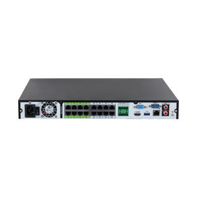 Dahua DHI-NVR5416-16P-AI/ANZ, 16 Channels 1.5U 16PoE 4HDD WizSense Network Video Recorder