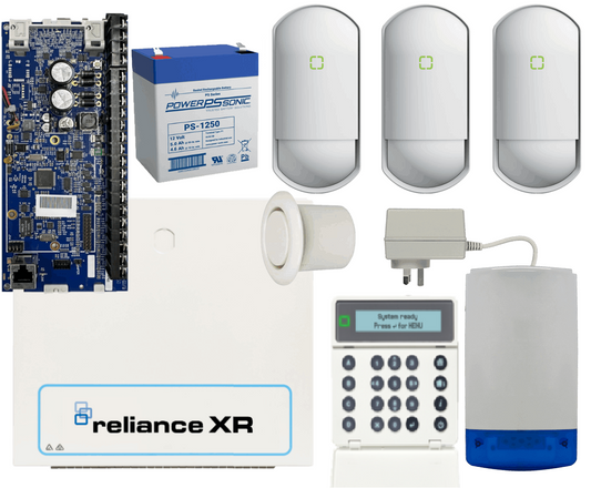 Hills Security Alarm System Reliance XR kit with Optex