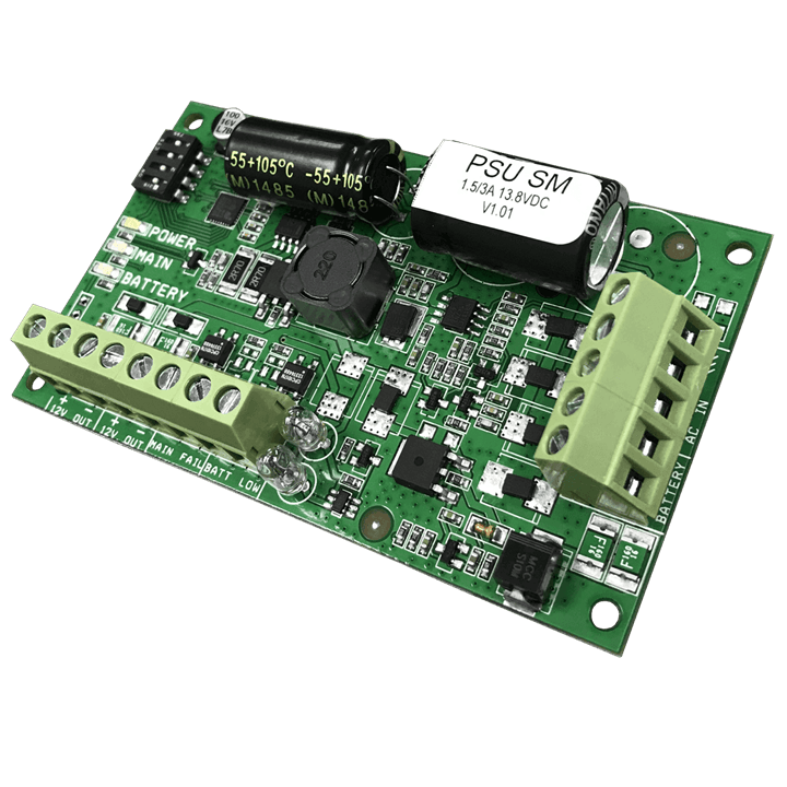 AAP 1.6/3Amp selectable power supply board – Relay Outputs