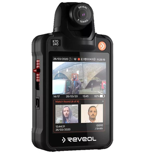 Reveal K7 Body Camera & DEMS Software License Bundle inc. S/W S&M for Year 1, RVL-KL707