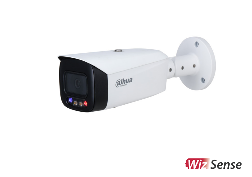 Dahua TiOC Camera Kit, Active Deterrence, 4 x 5MP Full-color Bullet Camera Version 1.0 Bundle 4CH AI Smart NVR, HDD Optional