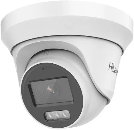 HiLook Hikvision TVI4.0 5MP Outdoor Turret Camera, Dual Illuminator Buit-in Audio Mic