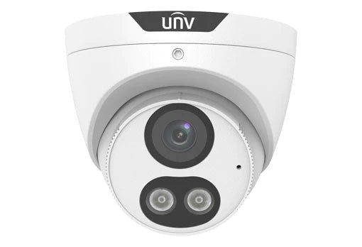 UNV Kit 6x6MP Smart Dual Light Turret Camera with 8Ch NVR, HDD Optional