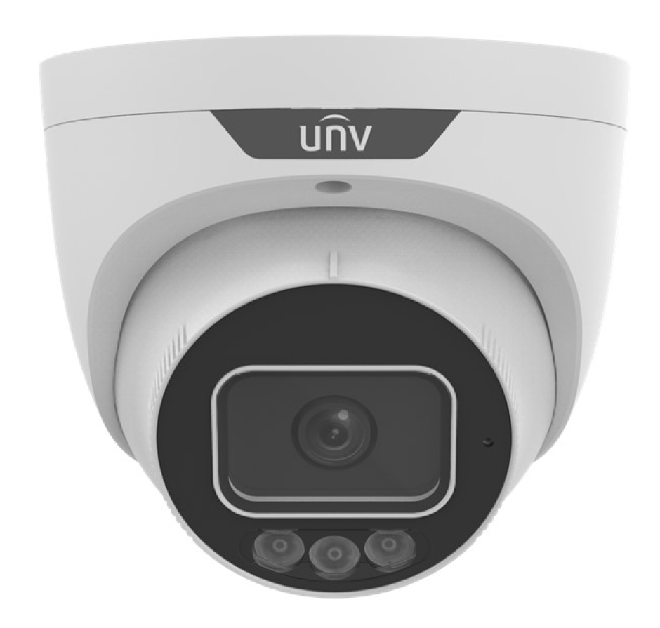 UNV AI 6MP Triguard 2.0 Intelligent Light and Audible Warning Fixed Eyeball Network Camera