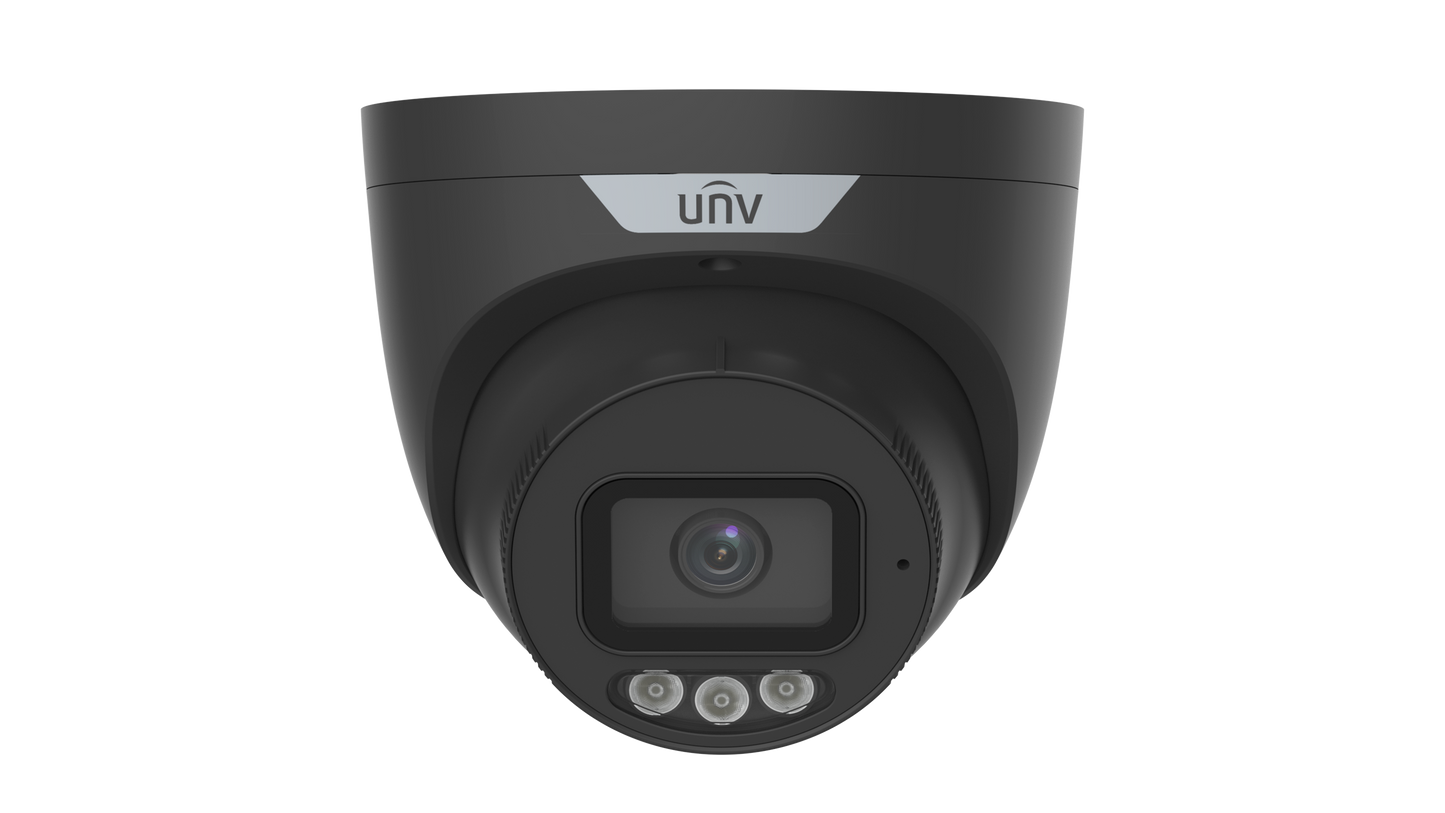 UNV AI 8MP Triguard 2.0 Intelligent Light and Audible Warning Fixed Eyeball Network Camera