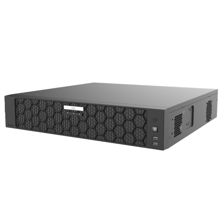 UNV NVR804-64-IX-G 64CH, IX Series SeekFree NVR UPTO 32MP 384Mbps, No PoE
