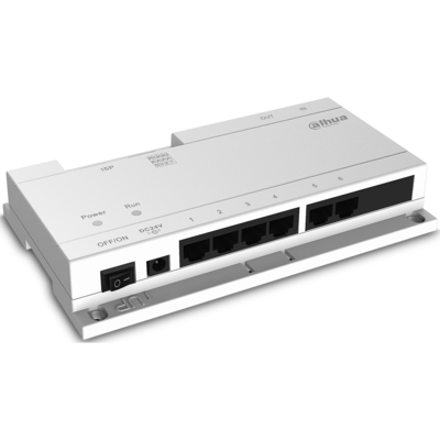 Dahua PoE Switch for IP Intercom 24V System, DHI-VTNS1060A