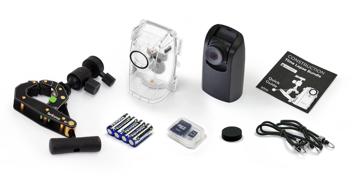 Brinno BCC300-C Clamp Camera Bundle