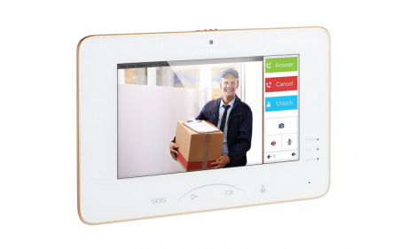 Hikvision DS-KH8301-WT, IP Video Intercom Indoor Station with 7-inch Touch Screen